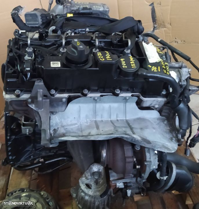 Motor Mercedes C220 cdi 170cv 2009 OM 646811 W204 caixa manual 6v ref: 716608 - 3