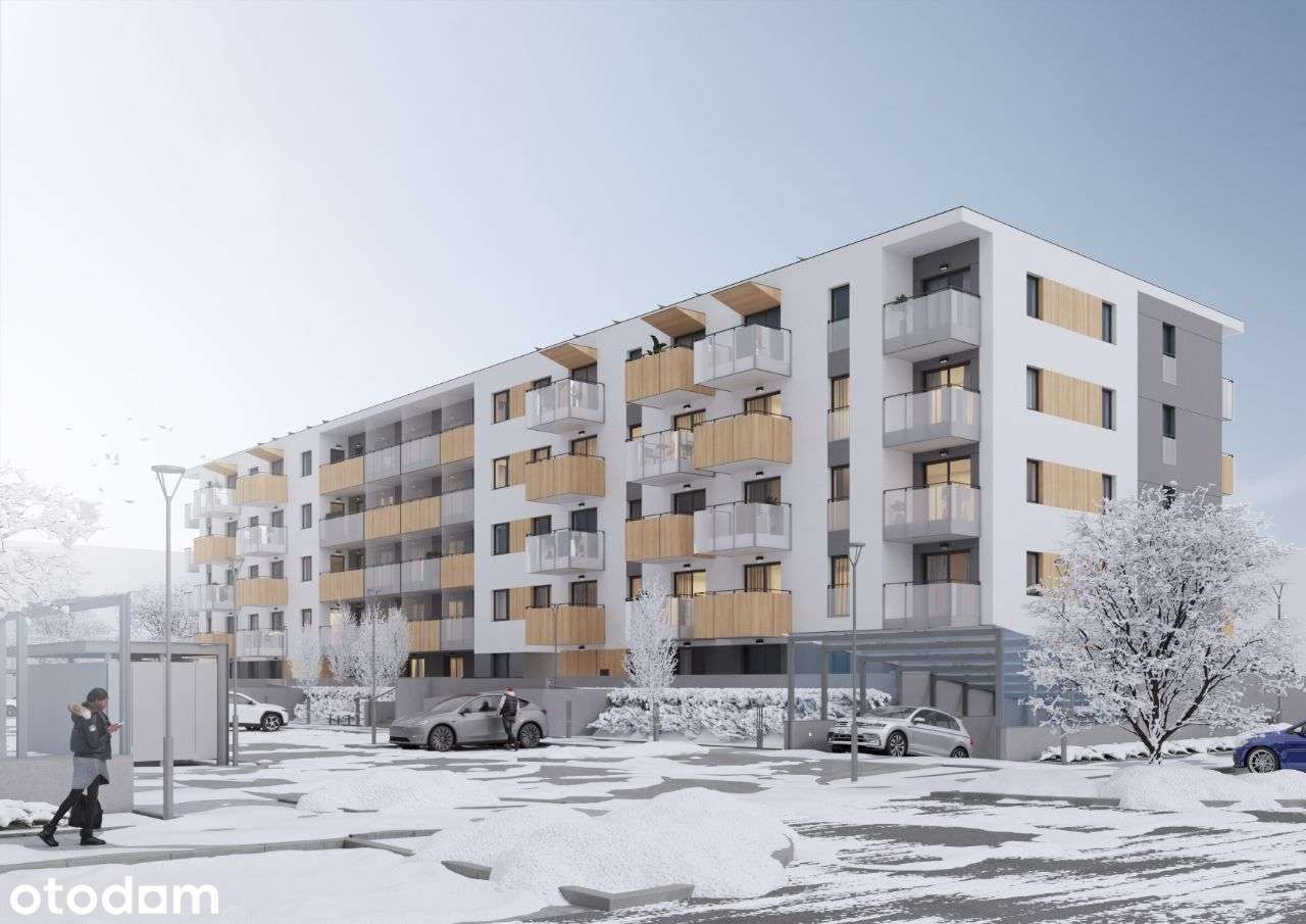 3-pokojowe mieszkanie 58,9m2 + balkon Bezpośrednio