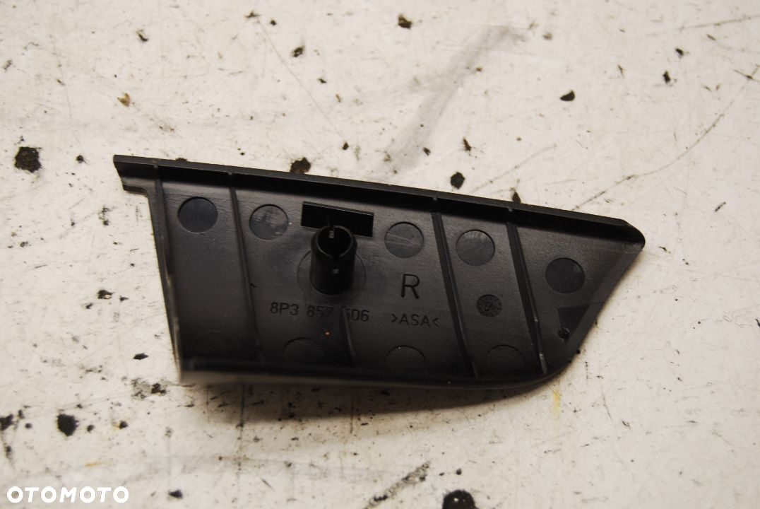 OSŁONA RAMKA PRAWA LEWA LUSTERKA 8P3857506 8P3857505A AUDI A3 8P 3D - 2