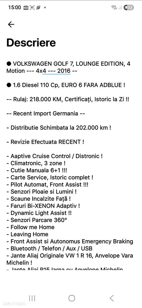 Volkswagen Golf 2.0 TDI 4Motion BlueMotion Technology Lounge - 27