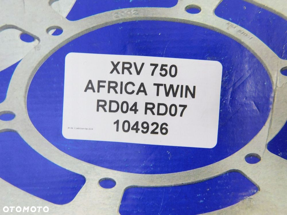 HONDA XRV 750 AFRICA TWIN RD07 TARCZ HAMULCOWA PRZÓD NOWA - 4