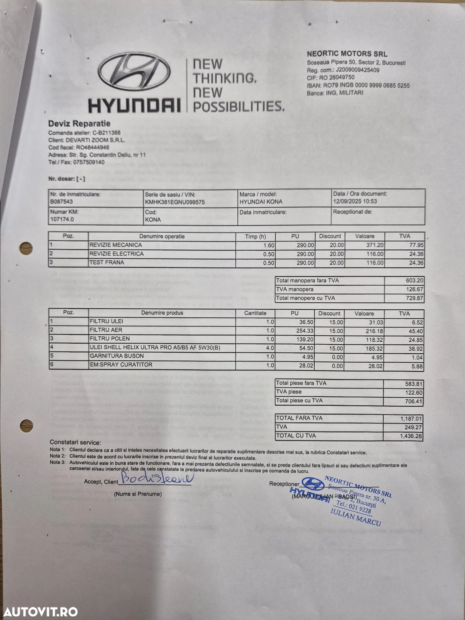 Hyundai KONA Hybrid 1.6 GDI 141 CP 2WD 6DCT Highway - 2