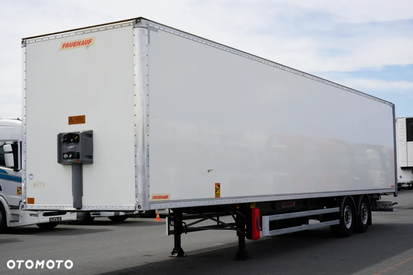Fruehauf KONTENER / KOFFER / OSIE SAF / 2 OSIE   / MOCNA PODŁOGA: SZYNA DESKA