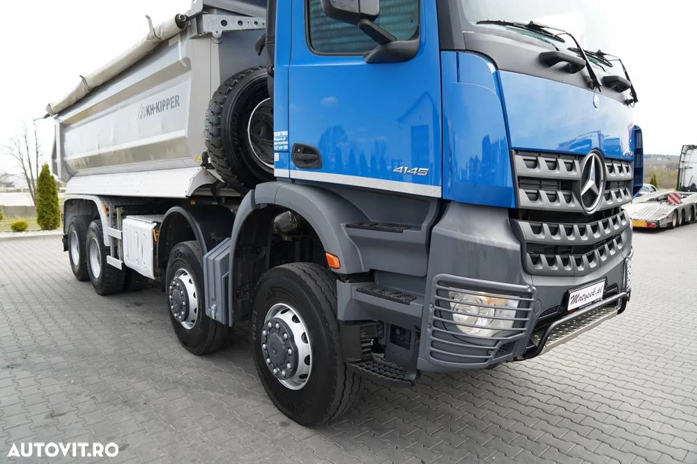 Mercedes-Benz AROCS 4145 / 8X8 / WYWROTKA TYLNOZSYPOWA / KH-KIPPER 6 M / AUTOMAT / EURO 6 - 14