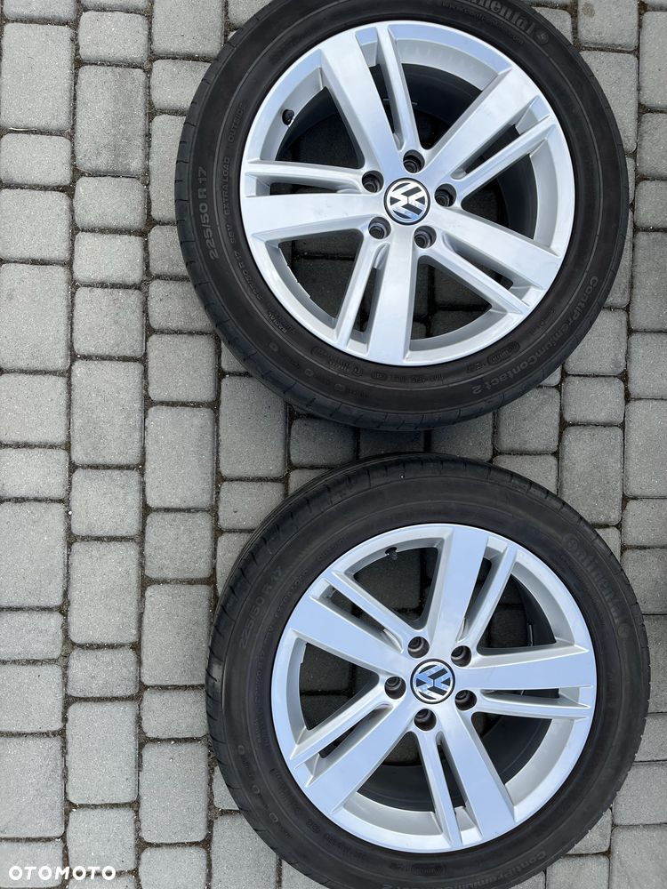 Alufelgi 5x112 17 cali Vw Passat Sharan Golf Jetta opony 225/50/17 - 5