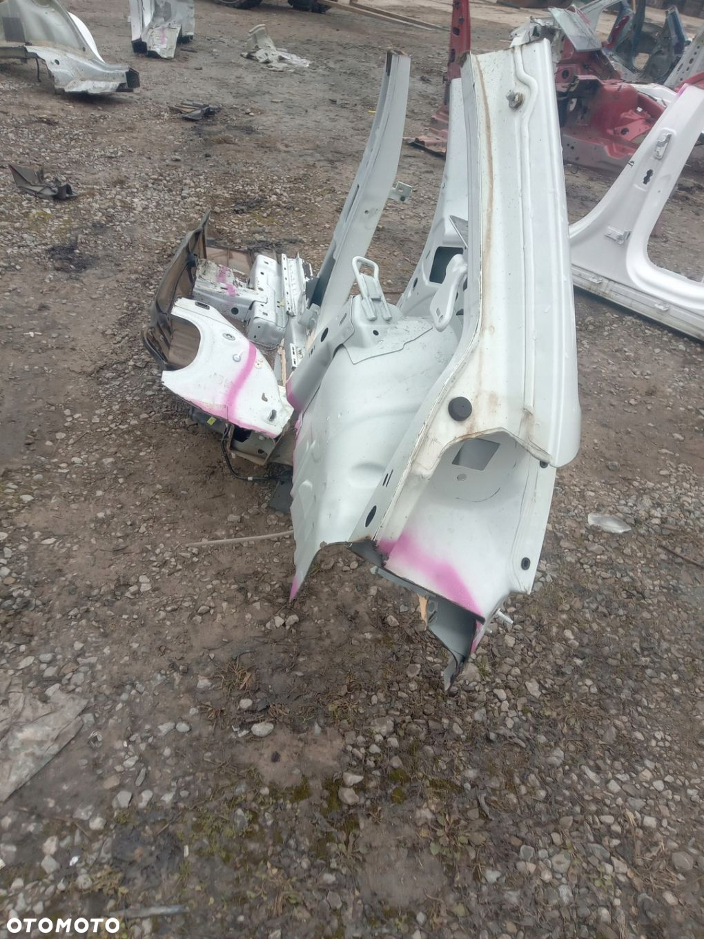 VW POLO 2G VI ĆWIARTKA PRAWA TYLNA PRÓG SŁUPEK - 2