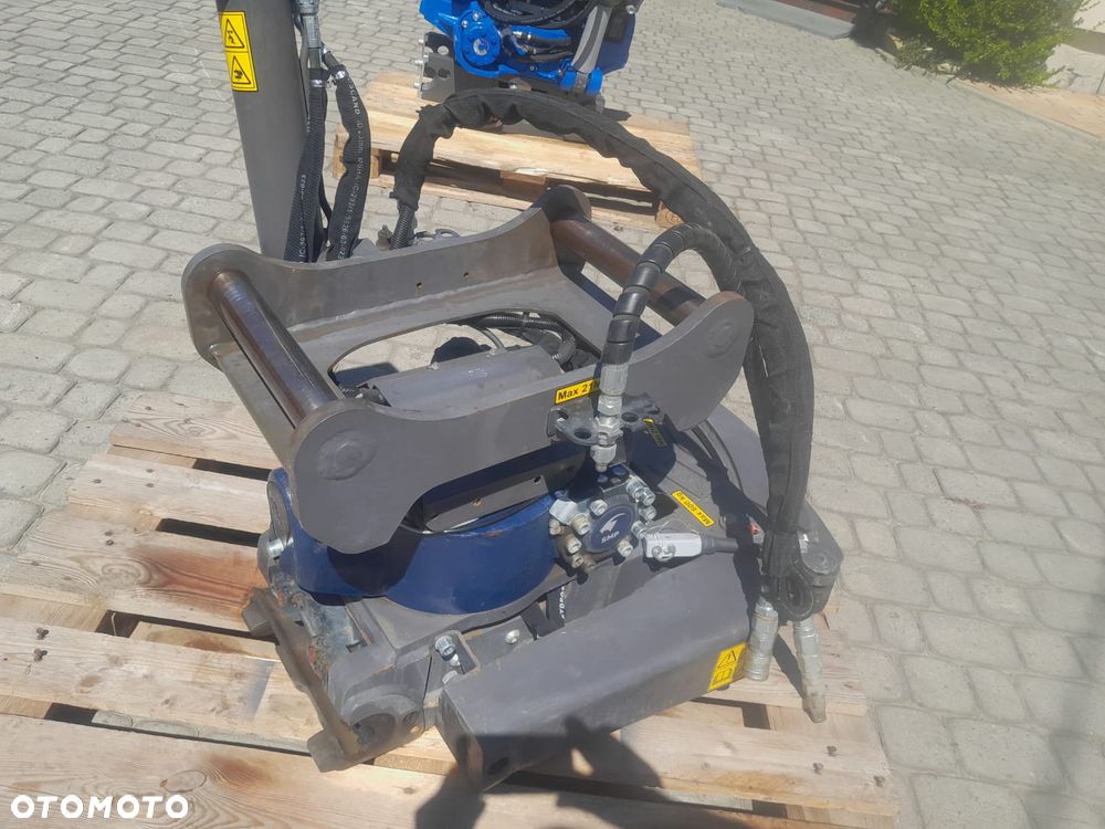 Głowica uchylno-obrotowa, Rototilt SMP ST6 z kleszczami pod szybkozłącze S45 NOWE!! - 4