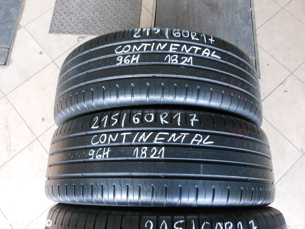 Opony 215/60r17 continental conti eco contact 5 6,2mm lato komplet - 2