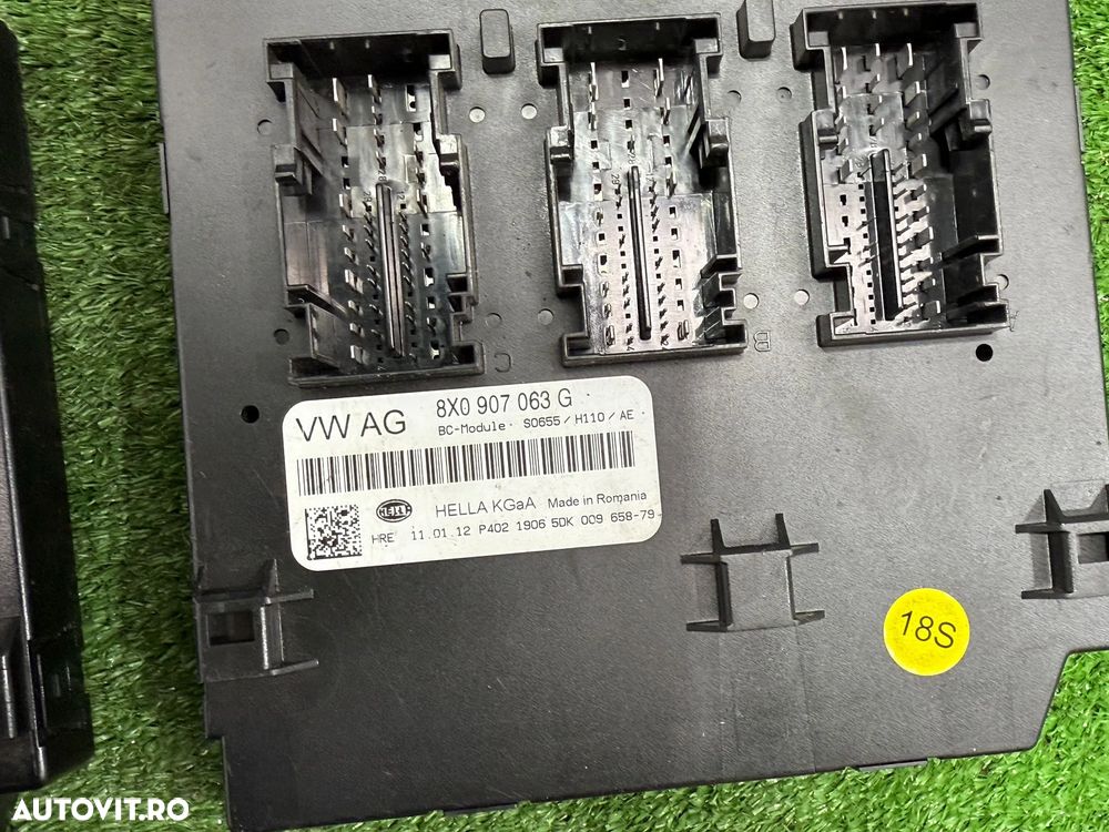 MODUL CONFORT (5 BUC.) AUDI A1 / A1 SPORTBACK 8X 1.4 BENZINA 2012 / AUDI A3 SPORTBACK 8P 1.4 BENZINA 2011 / SKODA SUPERB 2 FACELIFT 2.0 DIESEL 2014 COD OEM 8X0907063G 8P0907063K 1K0937087AL 8P0907063N - 8