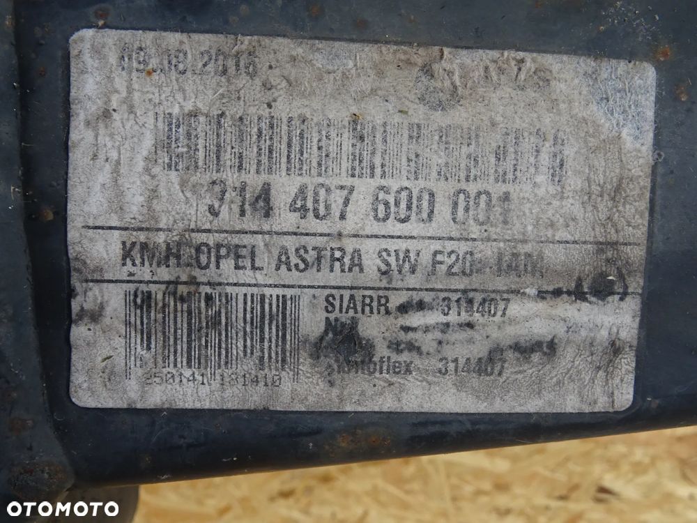 OPEL ASTRA J KOMBI HAK HOLOWNICZY BELKA GNIAZDO WIĄZKA MODUŁ TABLICZKA GM WESTFALIA - 9