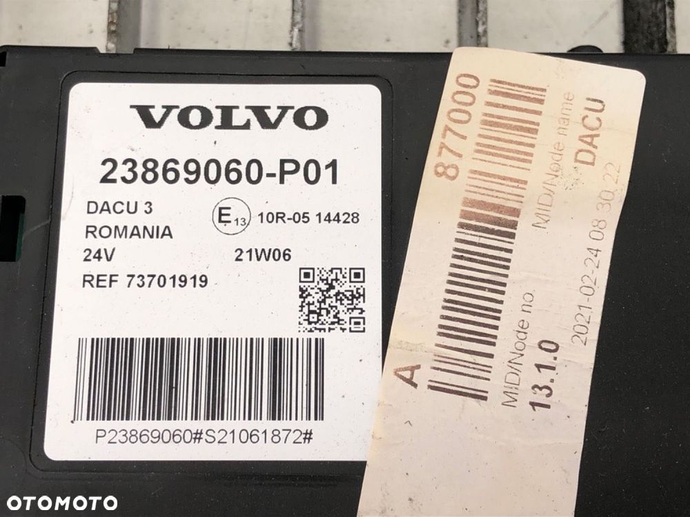 MODUŁ STEROWNIK DACU-3  VOLVO FH II 2012 - 2022 460 23869060 - 2