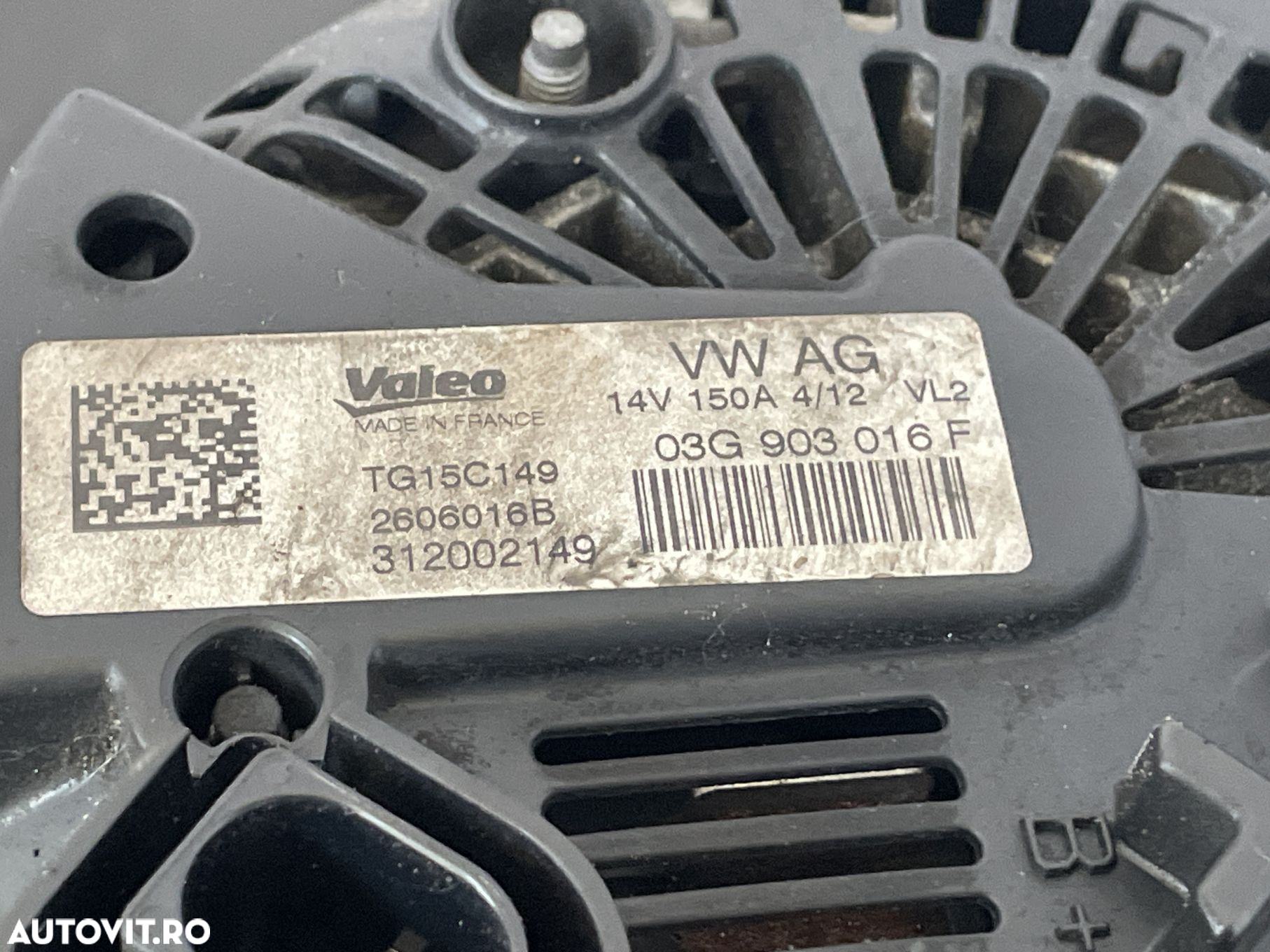 Alternator Audi Q5 2.0TDI Quattro Automat - 3