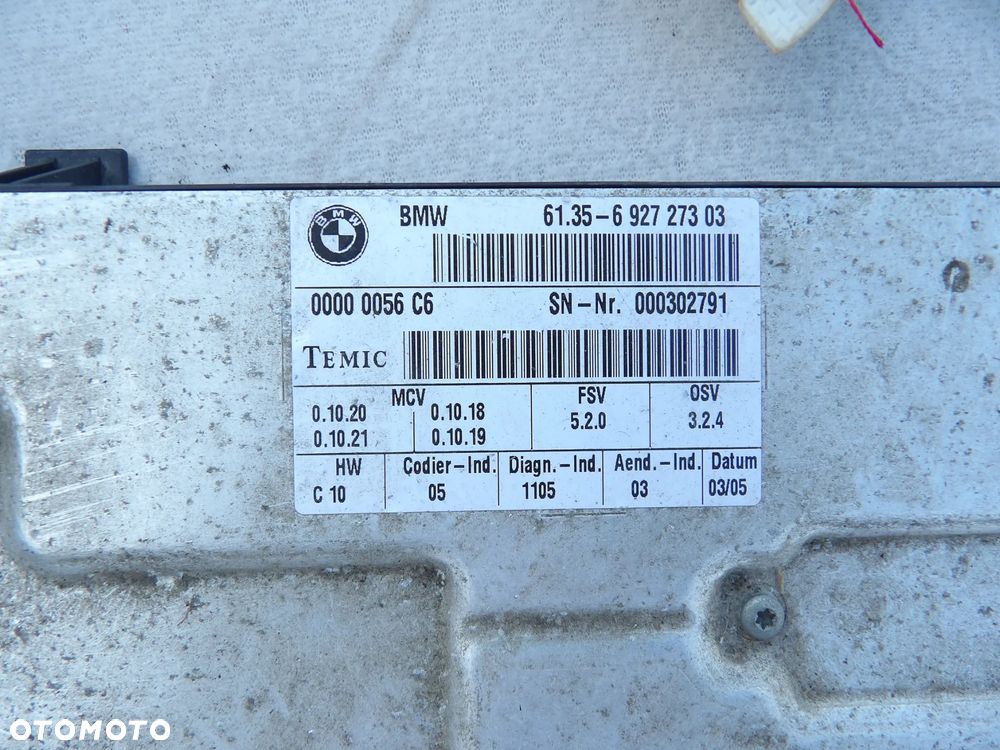 BMW MODUŁ STROWNIK FOTELA - 6927273 - 1