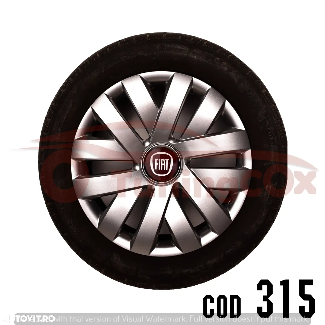 Capace roti R15 FIAT la set de 4 buc,covorase interioare,manson schimbator - 8