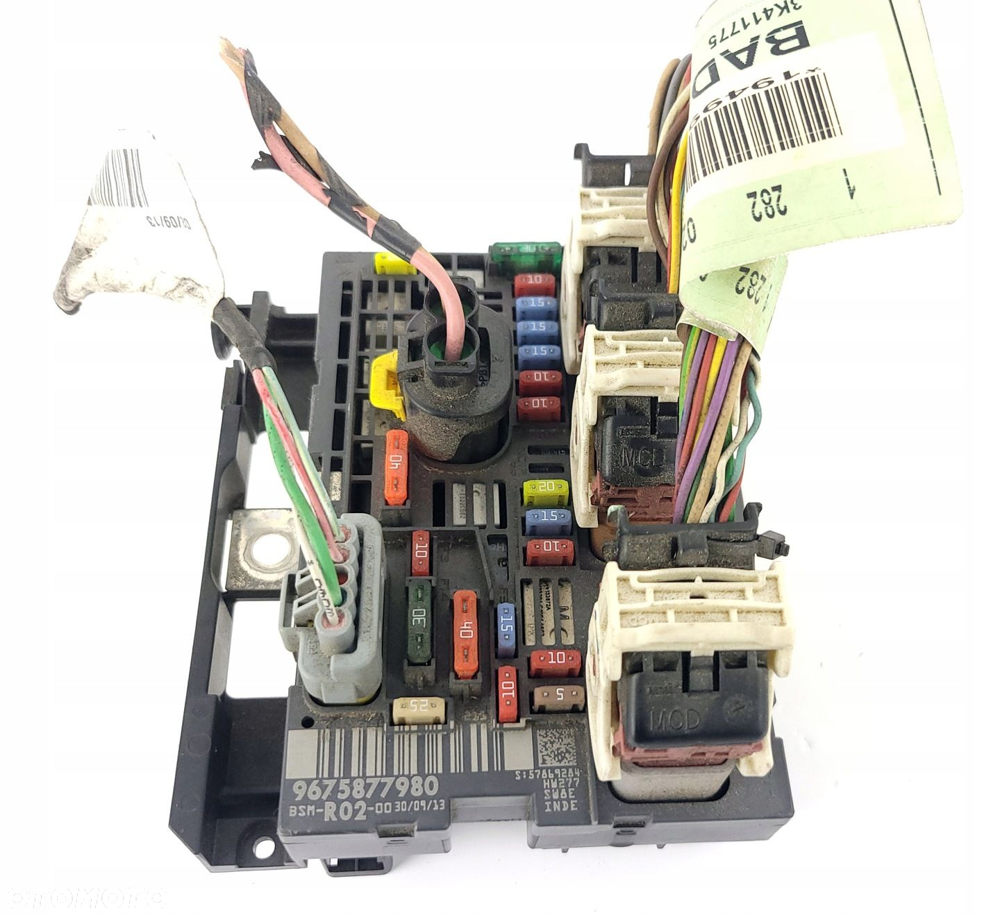 CITROEN C5 III X7 PEUGEOT 9675877980 MODUŁ STEROWNIK BSM WTYCZKI 9675877980 - 2