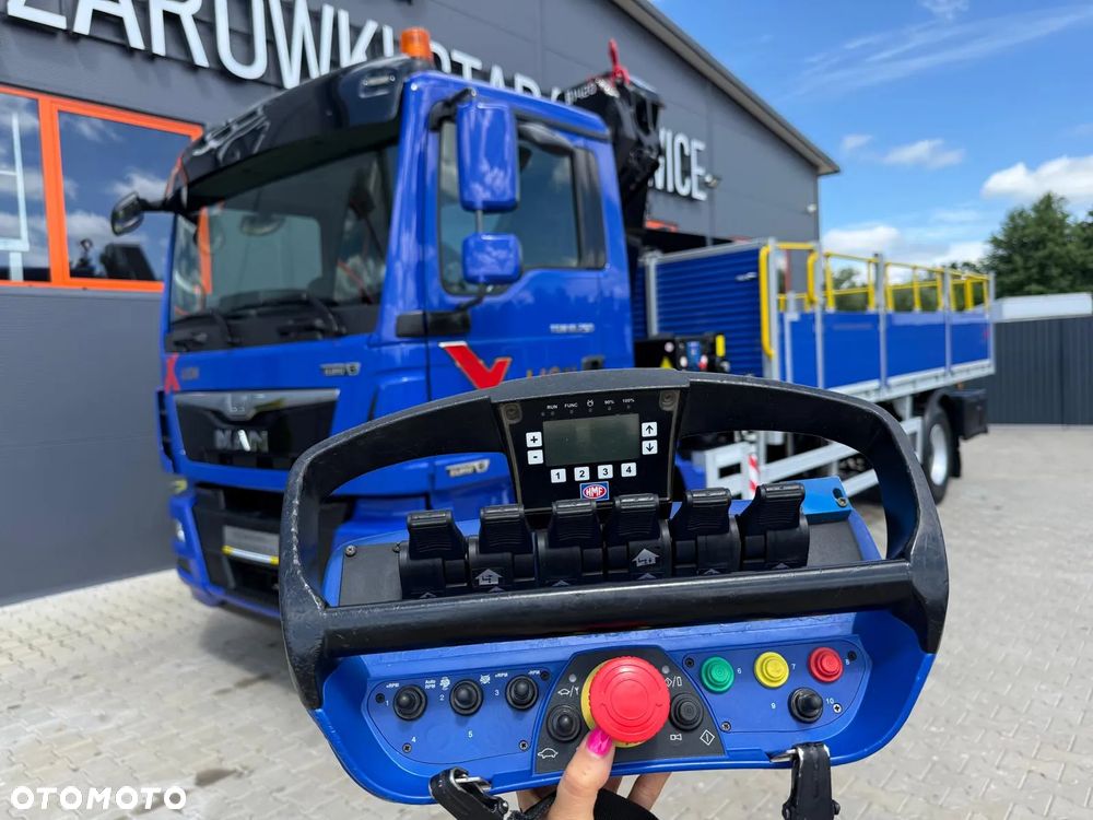 MAN TGM TGL TGS 18.250 E6 //skrzyniowy z HDS // 4x2 // żuraw HMF 1420 K2 HDS dzwig kran crane budowlanka - 16