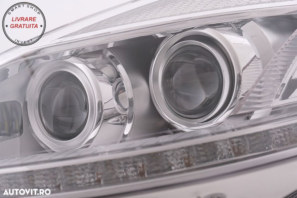 Faruri LED Mercedes W221 S-Class (2005-2009) Facelift Look LHD- livrare gratuita - 12