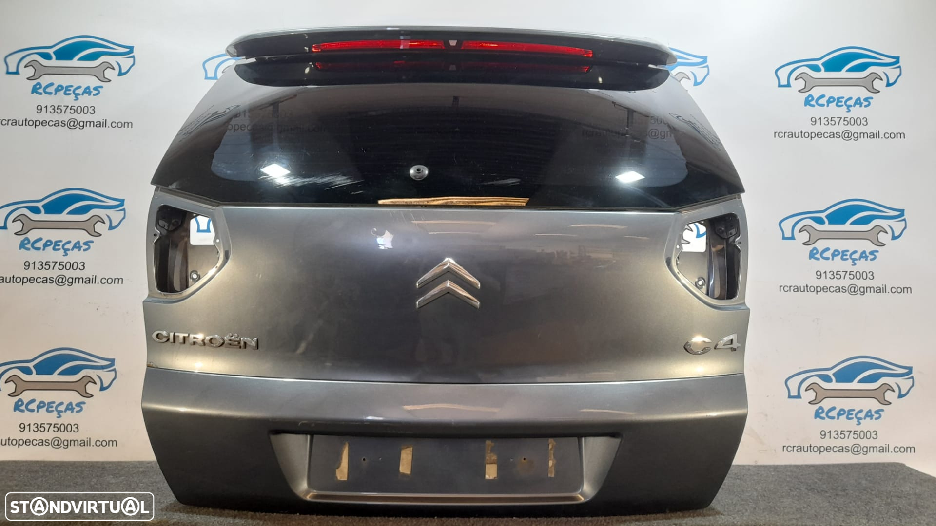 PORTA TAMPA MALA CITROEN C4 PICASSO I 1 MK1 UD SPOILER LIP AILERON FECHO PUXADOR MOTOR VIDRO 3º STOP - 3