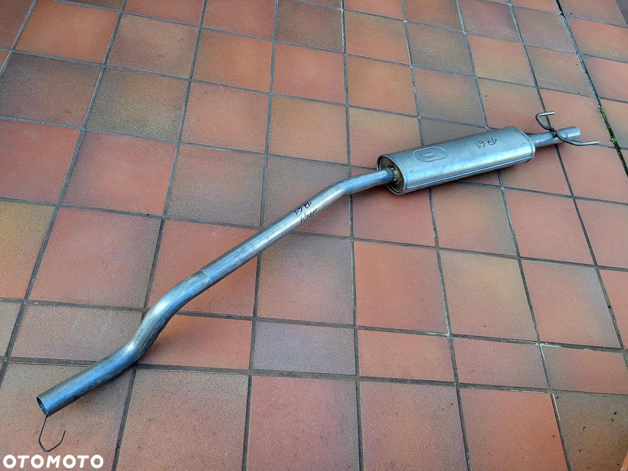 TŁUMIK ŚRODKOWY Opel Astra G/ Astra H 1.4i 16V 1761 P ALU 13110765 5852299 - 1
