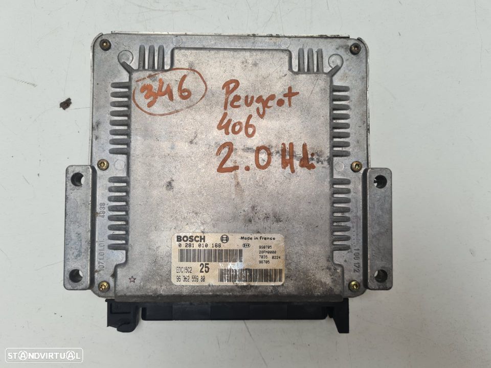 CENTRALINA BOSCH | REF. 96 362 559 80 - 0 281 010 166 | PEUGEOT 406 8B 2.0 HDI 110CV; - 3