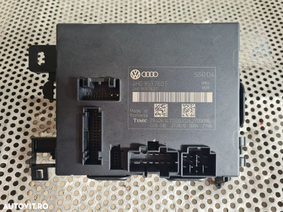 Calculator ECU Modul Memorie Scaun Audi A8 4H D4 Cod 4HF Dezmembrez Audi A8- Dezmembrari Arad - 5