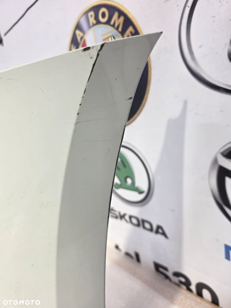 SKODA OCTAVIA 3 III LIFT 16- 5E0 ŁADNY ZDERZAK PRZEDNI PRZÓD NA SPRYSKI I BEZ PDC KOLOR BIAŁY NR 5E0807221N NR AUKCJI NZ2117 - 27