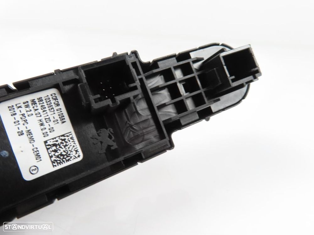 Interruptor / Botão vidros Esquerdo/Frente Usado / Original PEUGEOT 3008 MPV (0U... - 5
