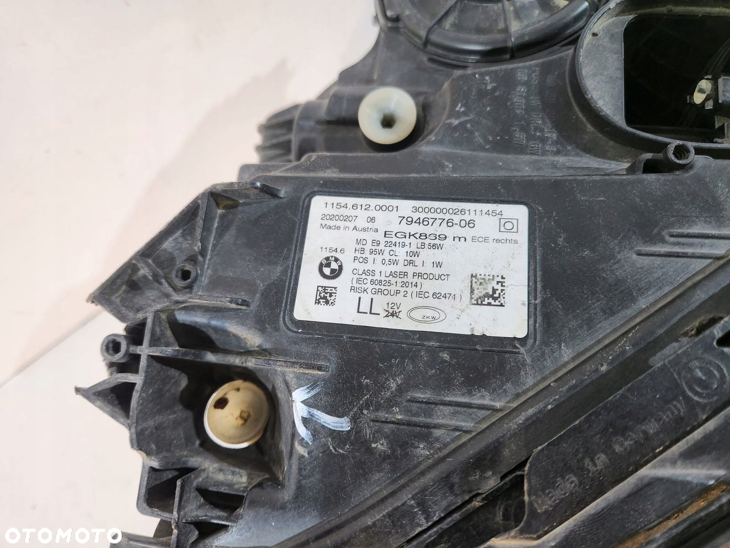 BMW 7 G11 G12 LCI Lampa Laser prawa - 17266 - 9