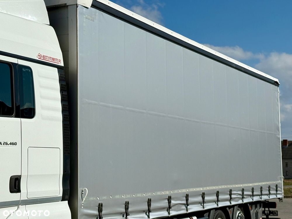 MAN TGX 26.460 / FIRANKA / 23 EUROPALETY / 6x2 / ZSUWANY DACH / PODNOSZONA OŚ / 2019 ROK / SYPIALKA / AUTOMAT / EURO 6 / 12 870 KG ŁADOWNOŚCI - 17