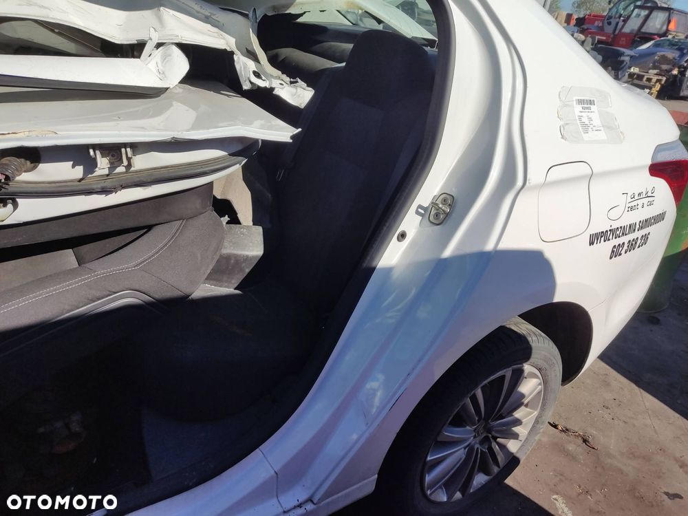 ĆWIARTKA BŁOTNIK LEWY TYŁ CITROEN C ELYSEE EWP - LAKIER BIAŁY BANQUISE - 3