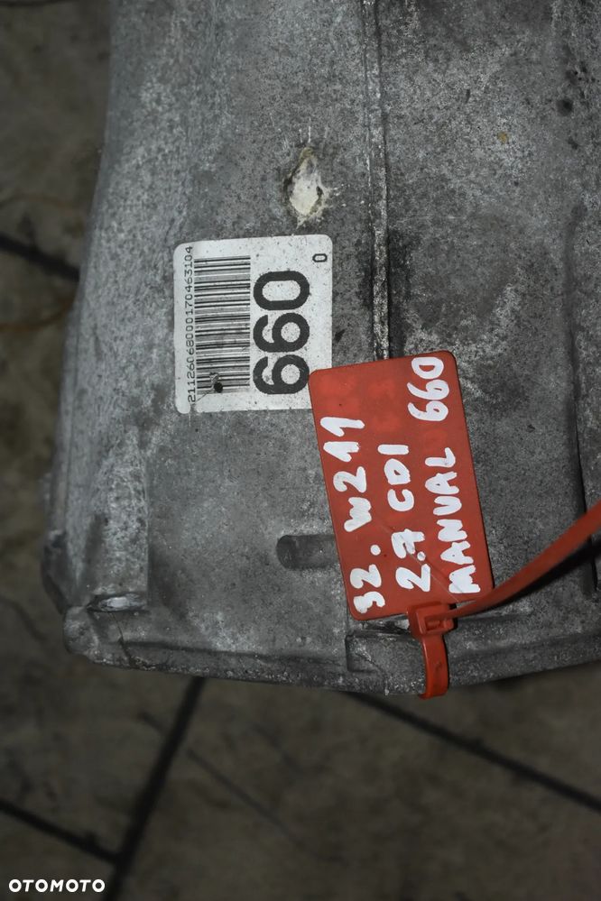 MERCEDES W211 2.7 CDI MANUALNA SKRZYNIA BIEGÓW 716649 6BIEG - 2