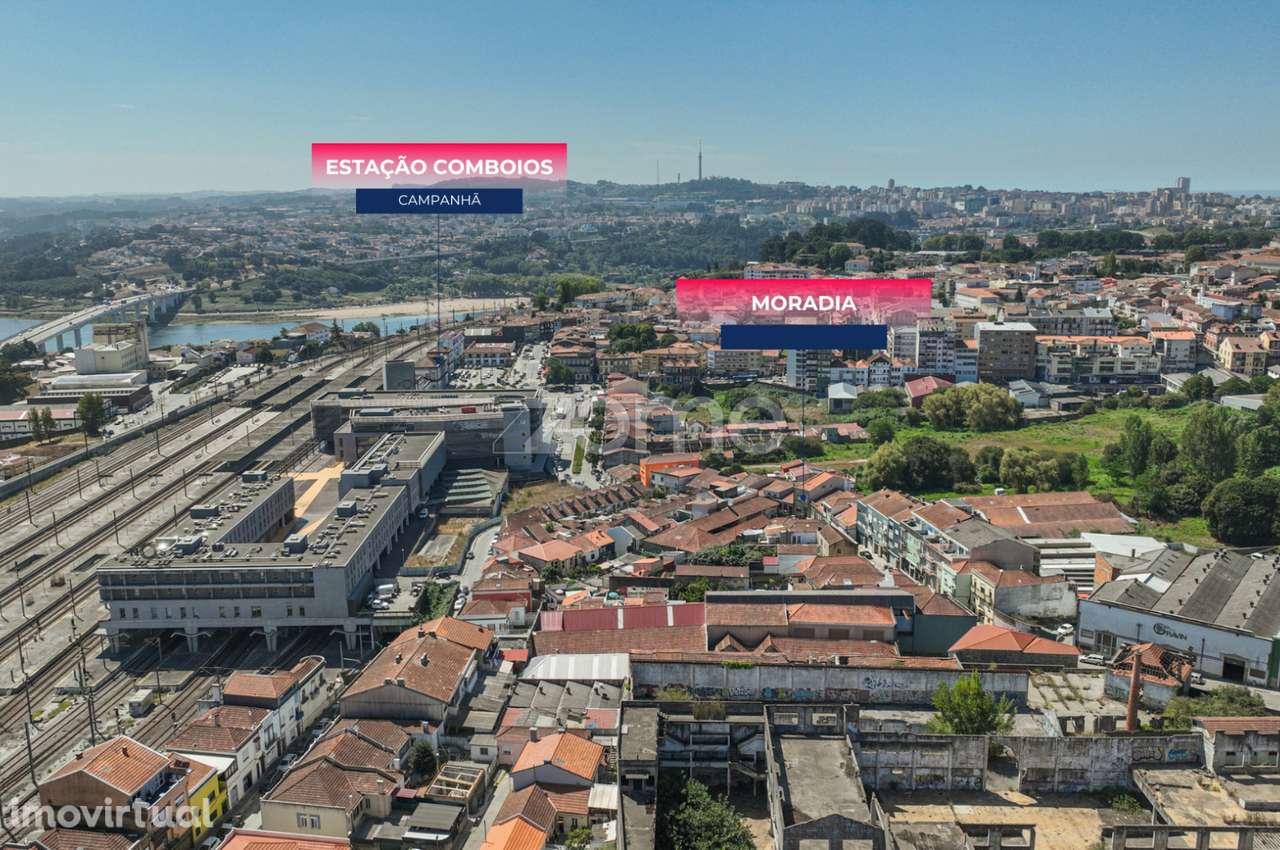 Prédio T5+4 de 3 Pisos – Excelente Localização ao Metro de Campanhã... - Grande imagem: 2/57