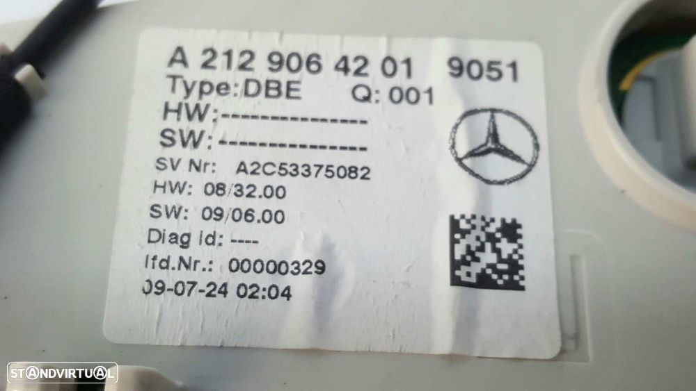LUZ INTERIOR MERCEDES CLASE E (W212) LIM. 350 CDI BLUEEFFICIENCY (212.025) - 2