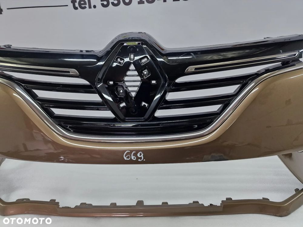RENAULT MEGANE IV 16- ATRAPA / GRILL + ZDERZAK PRZEDNI PRZÓD NA SPRYSKI , NR 620225094R , NR AUKCJI NZ669 - 8