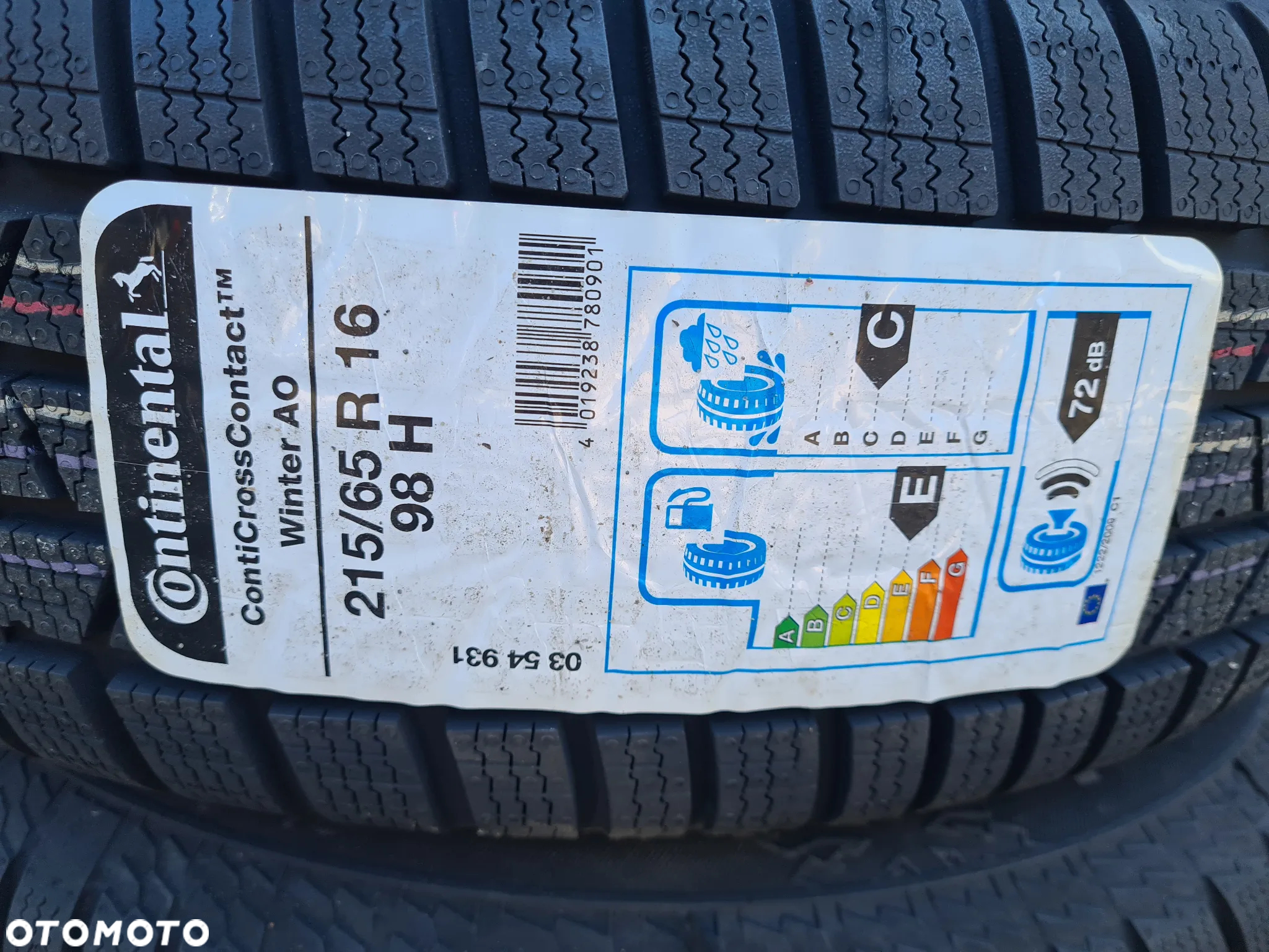 4 x OPONY CONTINENTAL CrossContact Winter 215/65/16 R16 98H. - 8