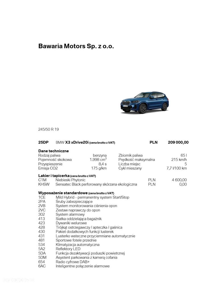BMW X3 xDrive20i M Sport sport - 24