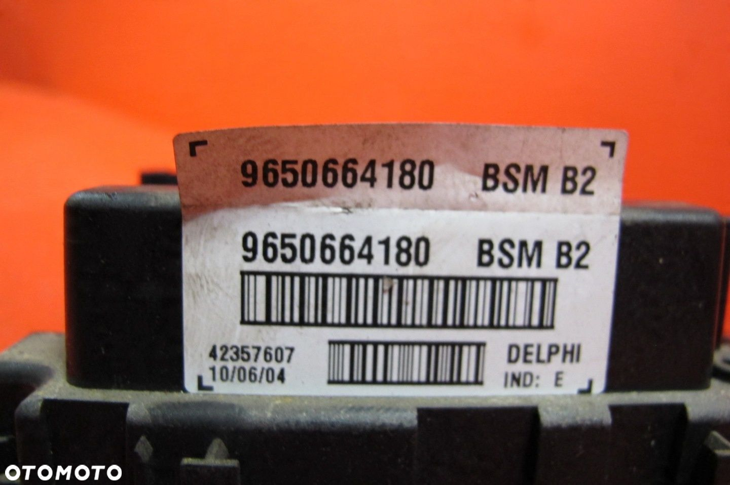 PEUGEOT 307 01- 206 CITROEN MODUŁ STEROWNIK SKRZYNKA BSM 9650664180 - 2