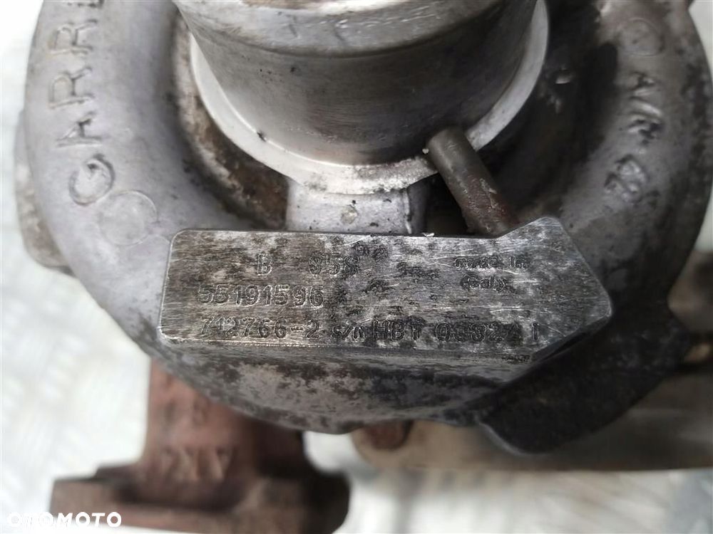Turbosprężarka turbina Lancia Lybra 1999-2005 1,9 JTD 55191596 ORYGINAŁ 712766-2 - 7