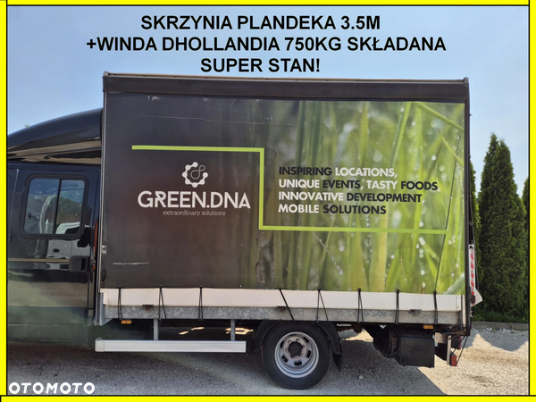 Skrzynia plandeka Firanka 3.5m winda Dhollandia 750kg składana, Iveco, Super stan!
