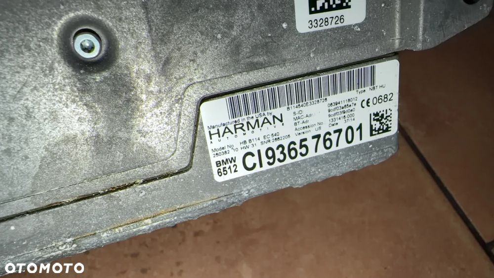 RADIO Z NAWIGACJĄ BMW F10 F25 F30 9365767 - 4