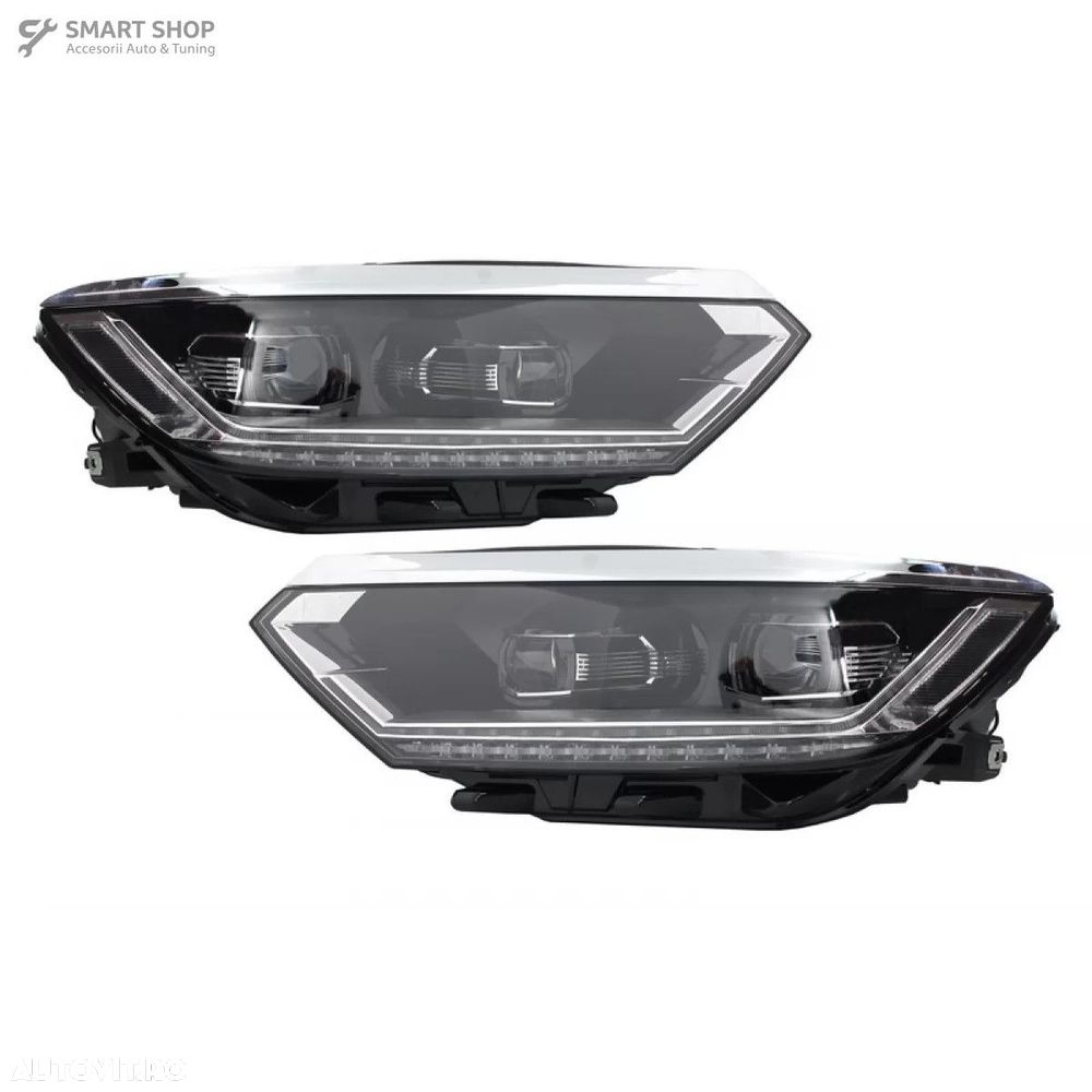 Faruri Full LED Dinamic VW Passat B8 3G (2014-2019) Matrix Look - 1