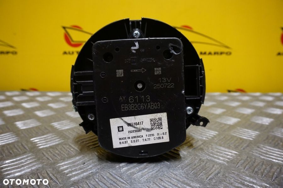 CHEVROLET CORVETTE C8 2020 - Wentylator Nawiewu Dmuchawa AC HVAC USA - 6
