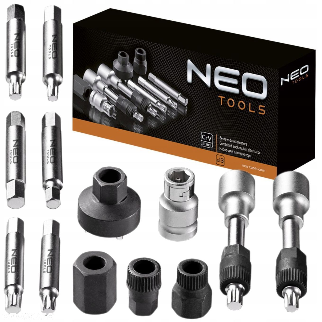 KLUCZE DO ALTERNATORA ZESTAW 13 SZTUK NEO 11-820 - 1