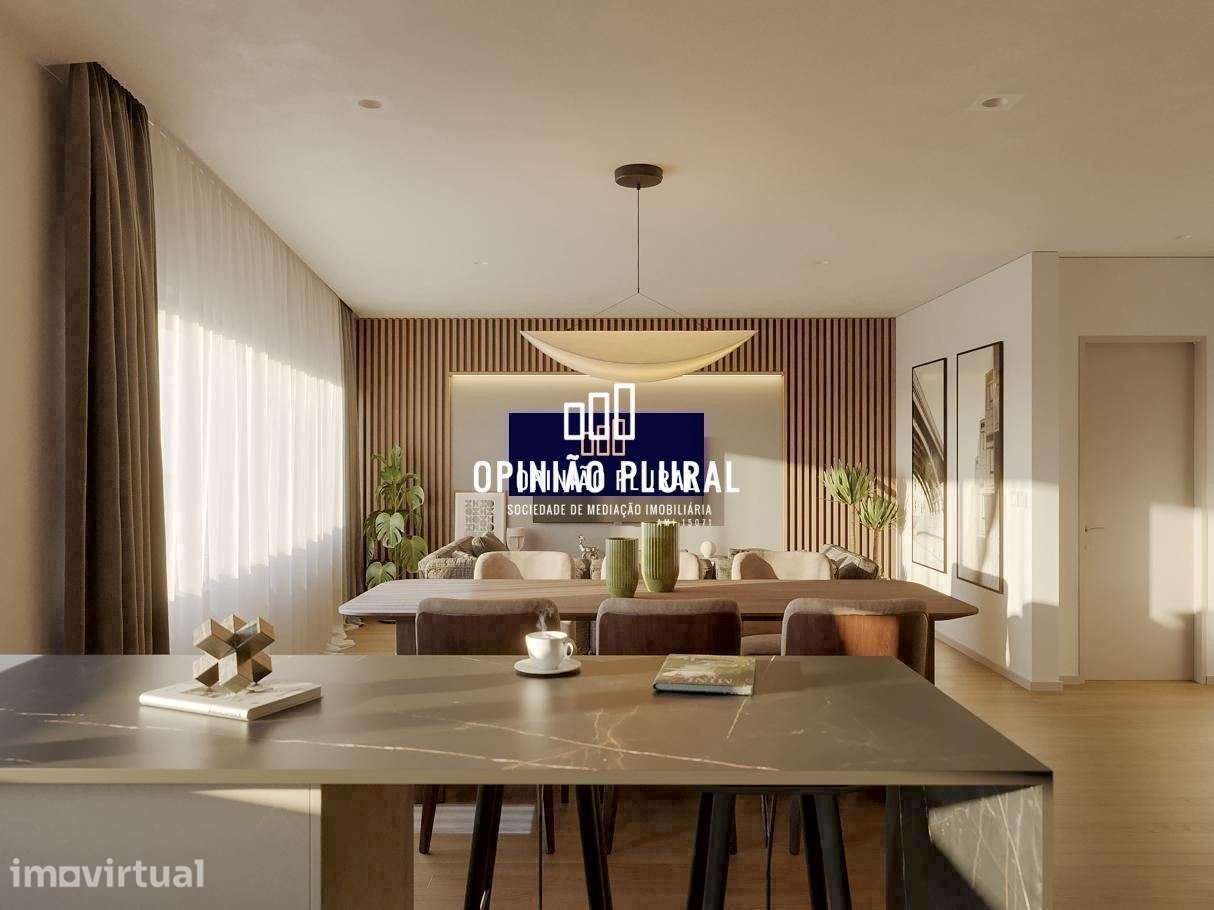 Elegante Apartamento T2 Moderno Novo à Venda em Vilar do Paraíso - Grande imagem: 4/15