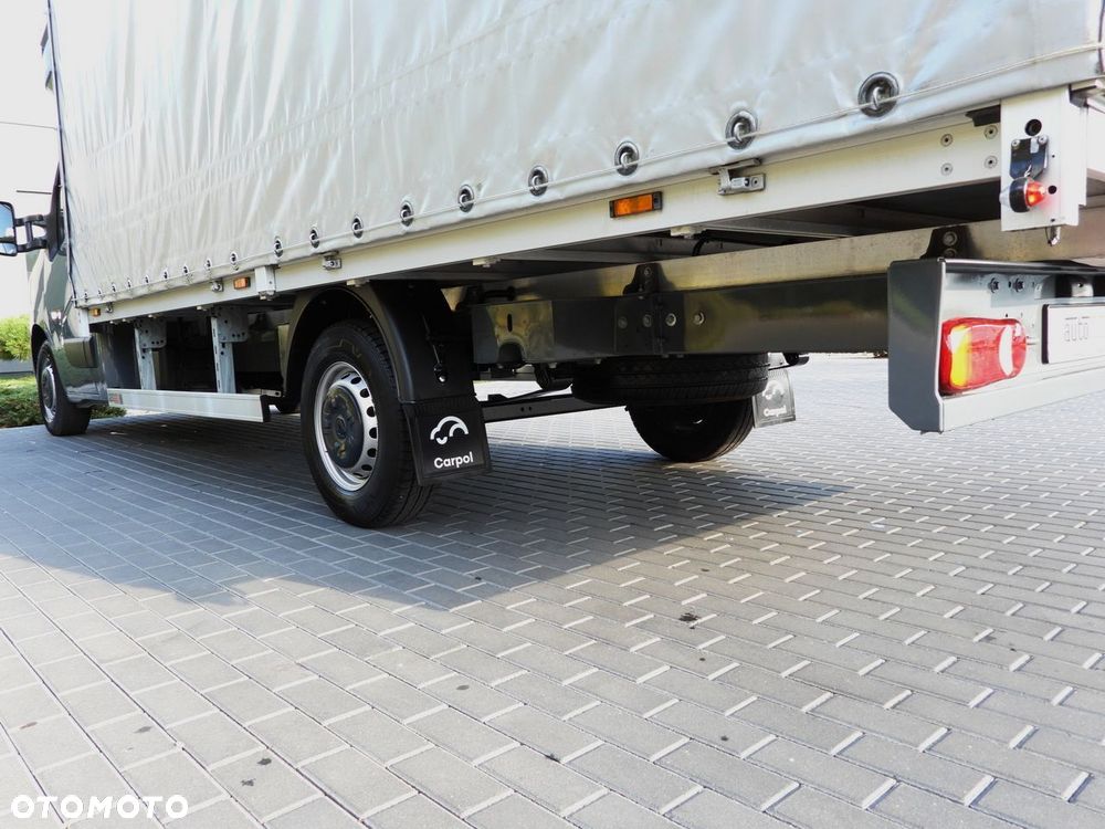 Renault MASTER PLANDEKA 10 PALET WEBASTO TEMPOMAT LEDY PNEUMATYKA KLIMATYZACJA  165KM - 17