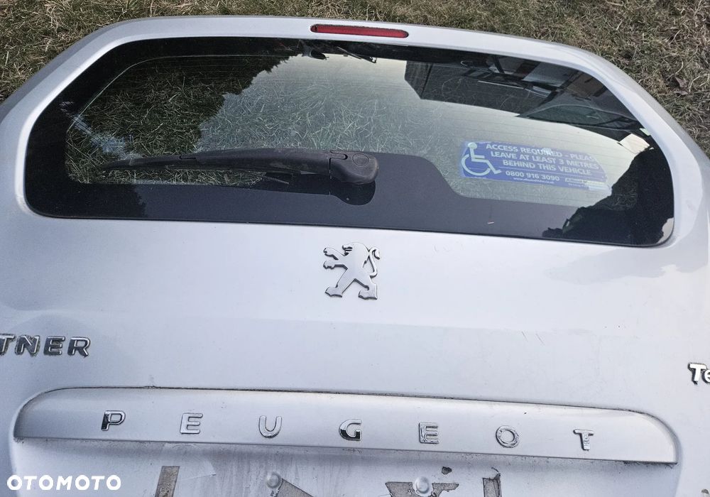 Peugeot Partner  III 3 klapa tył tylna szyba - 5