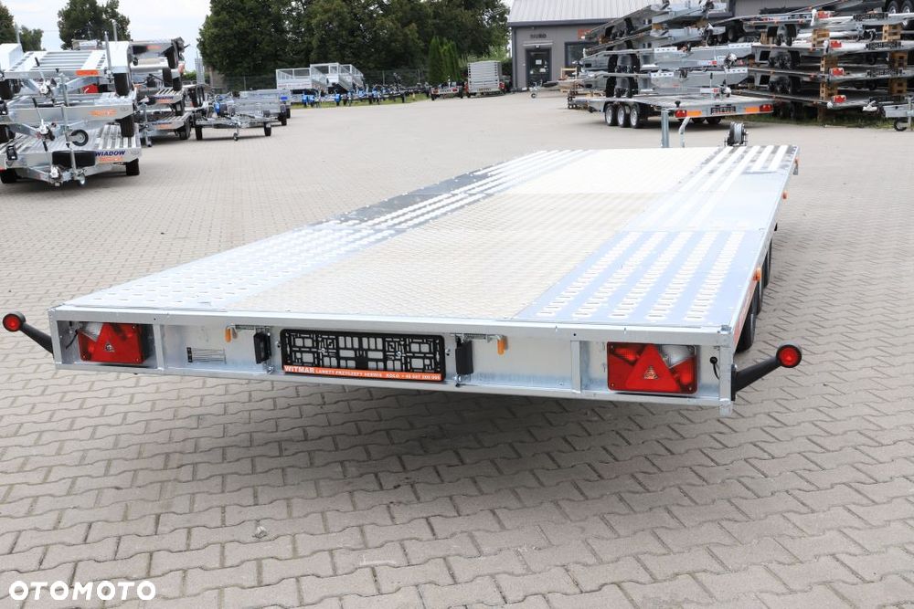 TEMARED CAR DECK 6021/3 S 3,5T 604x215cm  Wypełnienie blachą aluminiową 3 osie DMC 3500kg Koła 195R13C - 4