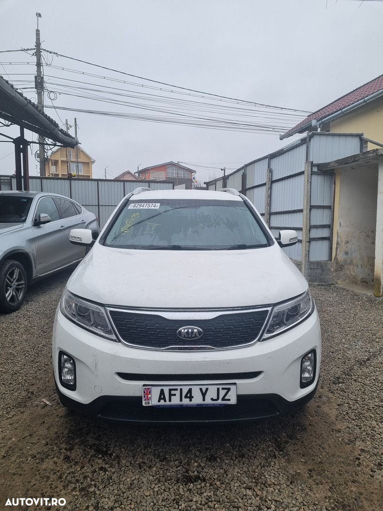 Bara fata Kia Sorento II Facelift 2012 - 2014 ALB (1176) model fara spalatoare far - 6