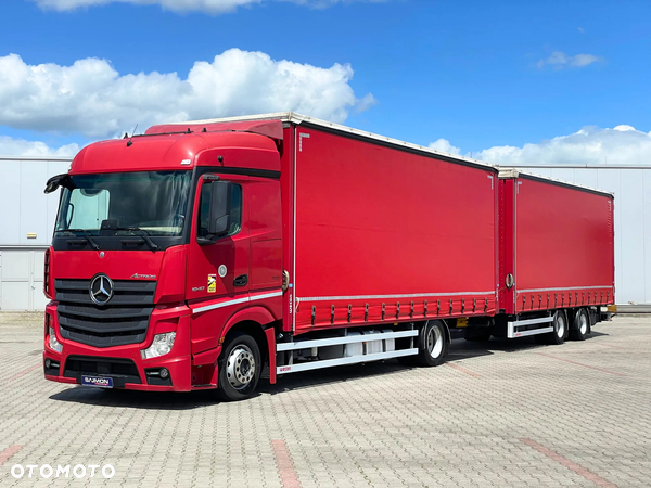 Mercedes-Benz ACTROS 1840 / ZESTAW TANDEM 120 M3 / 7,75 M + 7,75 M / SALON PL