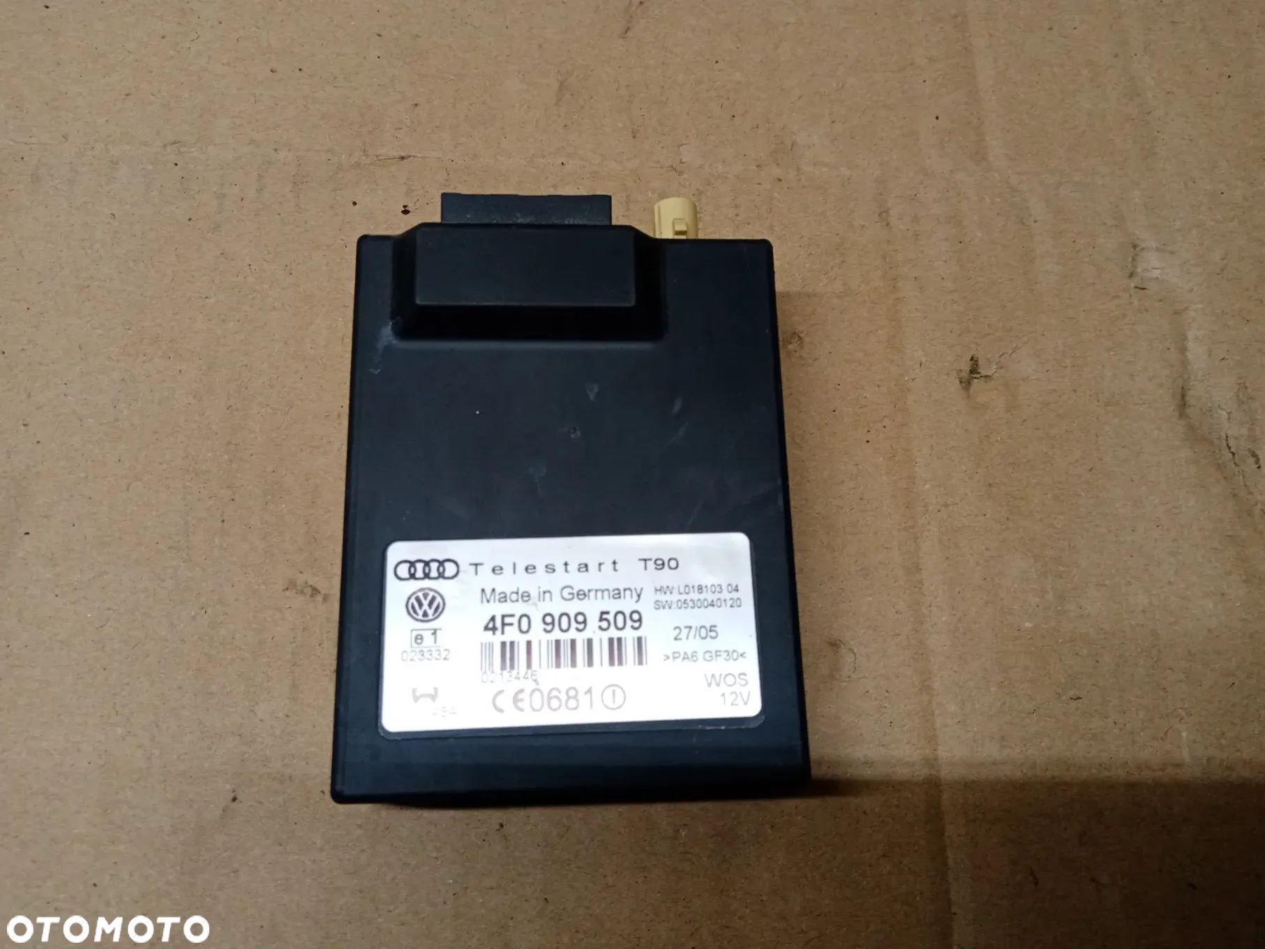 Moduł sterownik webasto VW Passat B6 4F0909509 - 1